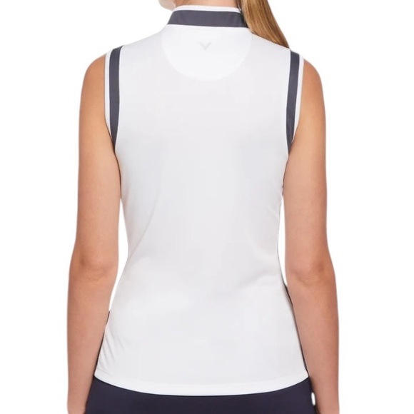 CALLAWAY Sleeveless Opti-Dri Tank 1/4 Zip UPF Sport Active Golf Tennis NWT XL - Picture 4 of 6